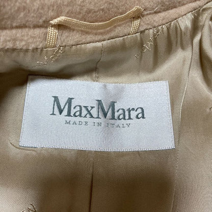 Max Mara Cashmere Blend Half Coat Jacket 38 Beige