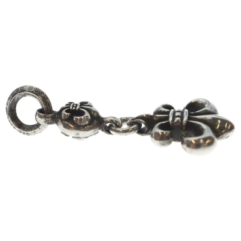 Chrome Hearts BS Fleur 1 Ball BS Charm Pendant Top Silver