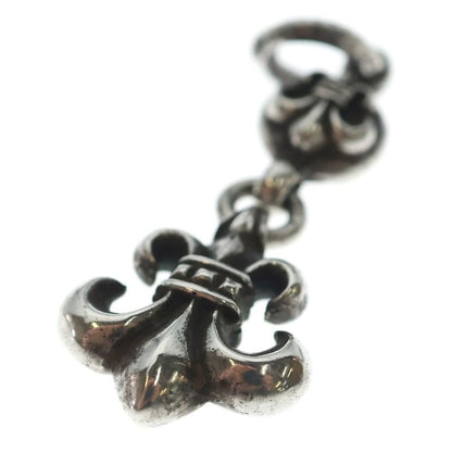 Chrome Hearts BS Fleur 1 Ball BS Charm Pendant Top Silver