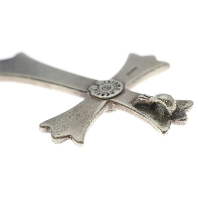 Chrome Hearts CH Crs LG Large CH Cross Pendant Top Silver