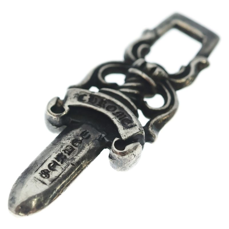 Chrome Hearts 10 Dagger Pendant Top Silver