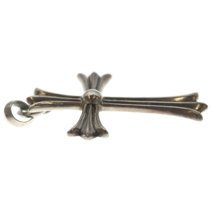 Chrome Hearts LG Bale Large CH Cross Necklace Top Silver