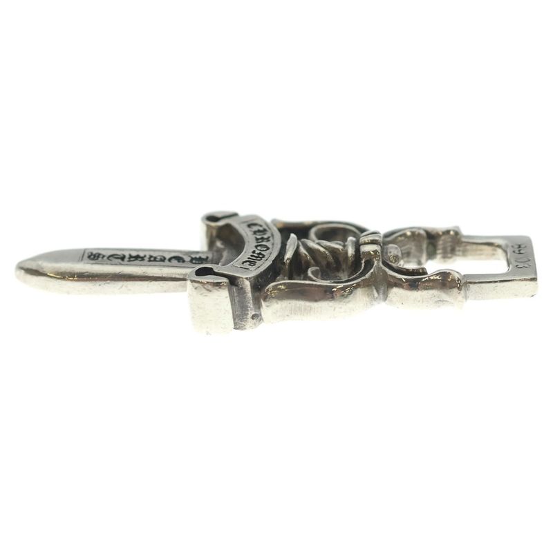 Chrome Hearts 10 Dagger Pendant Top Silver