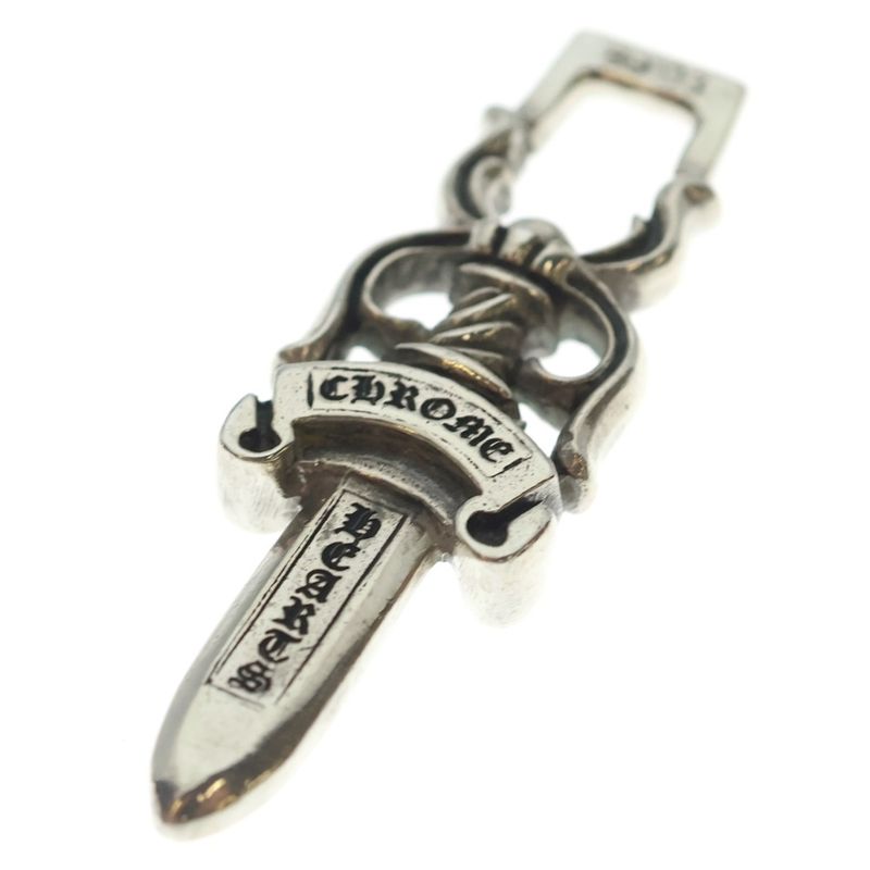 Chrome Hearts 10 Dagger Pendant Top Silver