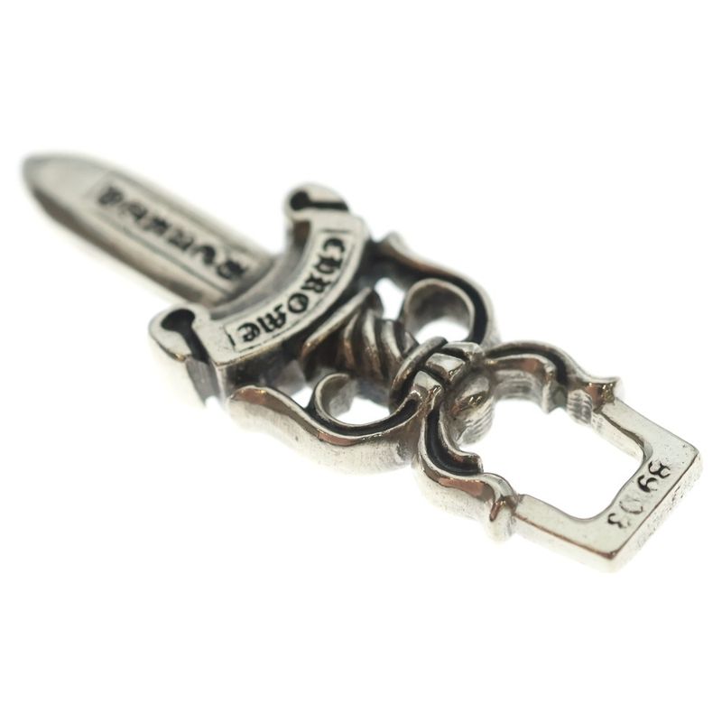 Chrome Hearts 10 Dagger Pendant Top Silver