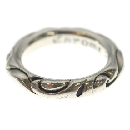 Chrome Hearts Scrl Band Scroll Ring Silver