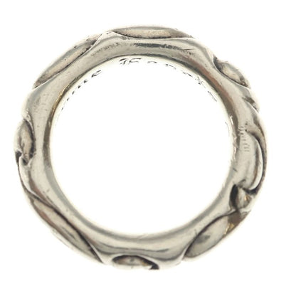Chrome Hearts Scrl Band Scroll Ring Silver