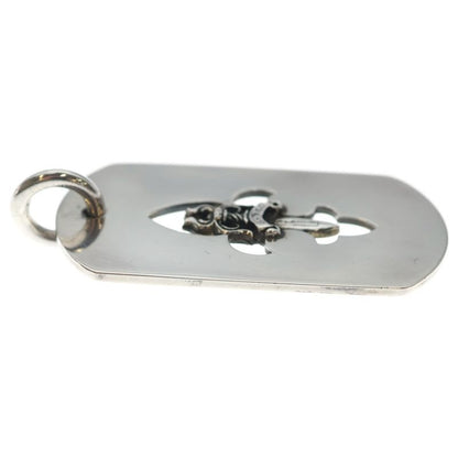 Chrome Hearts D Tag Lrg Fle Dag Fudaga Dog Tag Large Necklace Top