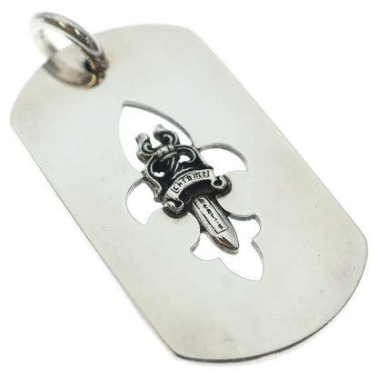 Chrome Hearts D Tag Lrg Fle Dag Fudaga Dog Tag Large Necklace Top