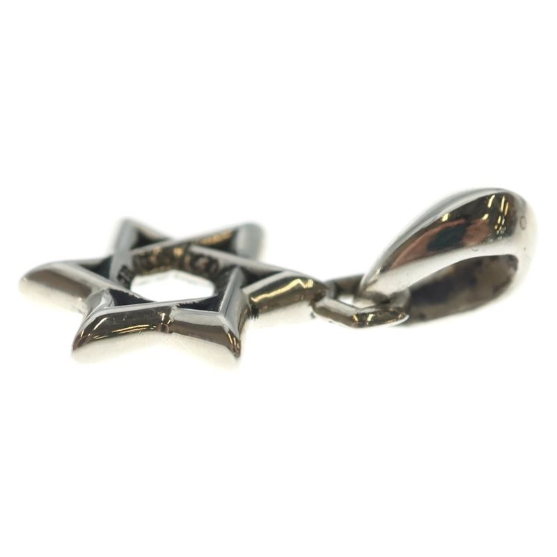 Chrome Hearts Star of David Charm of Necklace Top Silver