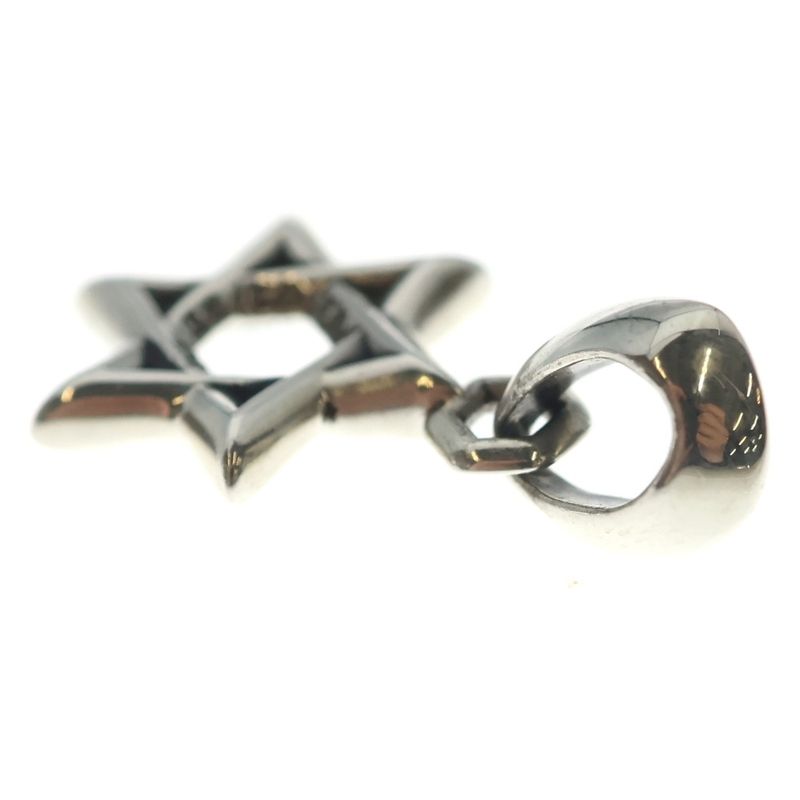 Chrome Hearts Star of David Charm of Necklace Top Silver