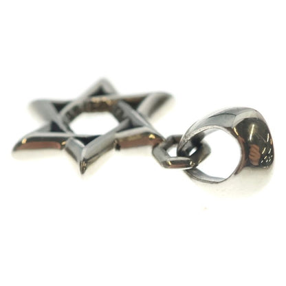 Chrome Hearts Star of David Charm of Necklace Top Silver
