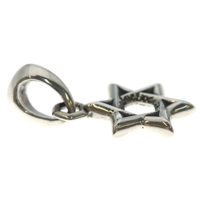 Chrome Hearts Star of David Charm of Necklace Top Silver