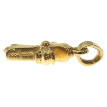 Chrome Hearts 22k Crs Bbyfat Baby Fat Cross Pendant Top Gold