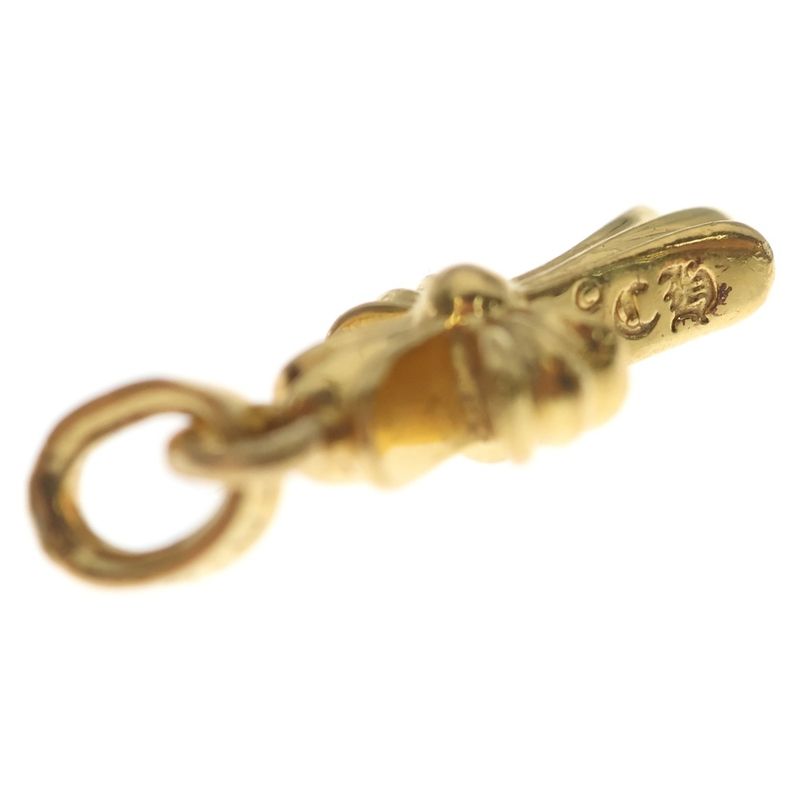 Chrome Hearts 22k Crs Bbyfat Baby Fat Cross Pendant Top Gold