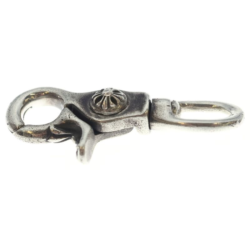Chrome Hearts Swivel Clip Cross Ball Silver Shoulder Bag