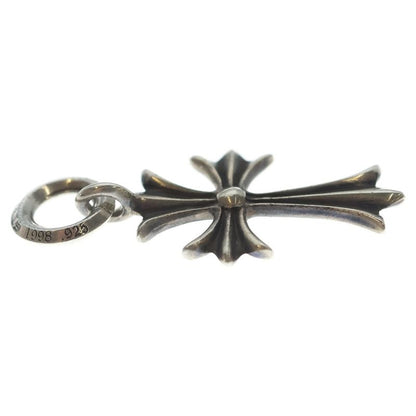 Chrome Hearts Tiny CH Cross Charm Necklace Top Silver