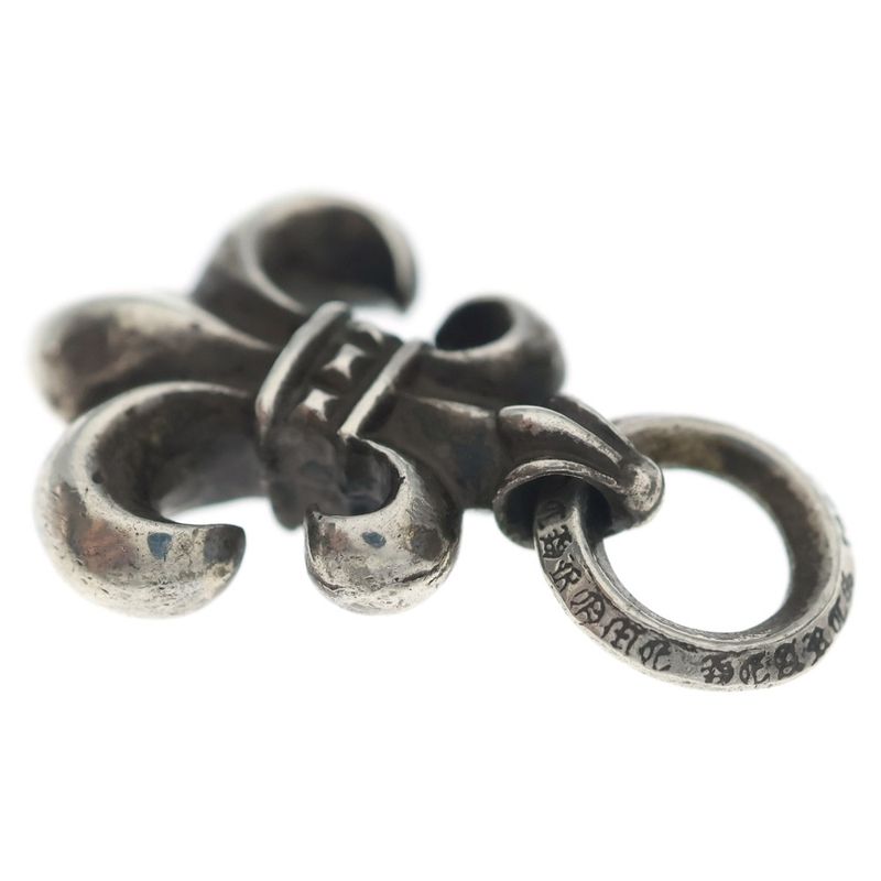 Chrome Hearts BS Fluer Charm BS Silver Necklace Top