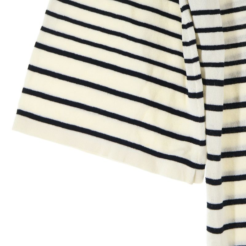 Chanel Coco Pearl Border Dress White