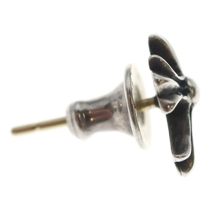Chrome Hearts No2 CH Crs CH Cross Studs Earrings Silver