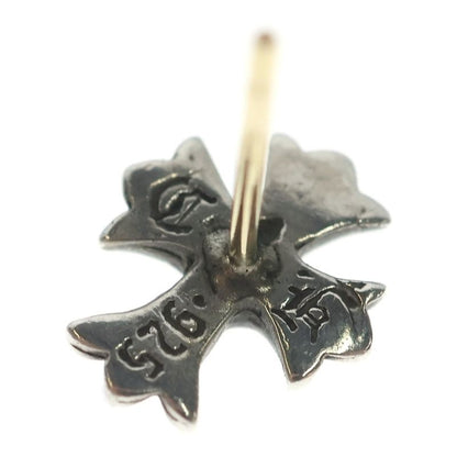 Chrome Hearts No2 CH Crs CH Cross Studs Earrings Silver