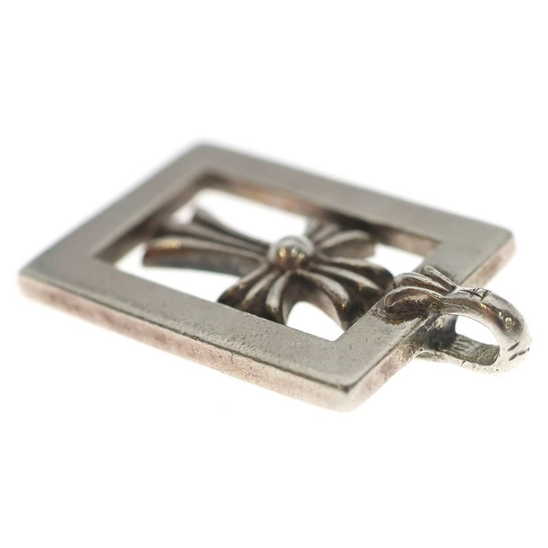 Chrome Hearts Frmd Opn Bbyfat Frame Open Baby Fat Pendant Top Silver