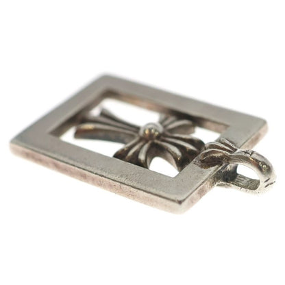 Chrome Hearts Frmd Opn Bbyfat Frame Open Baby Fat Pendant Top Silver