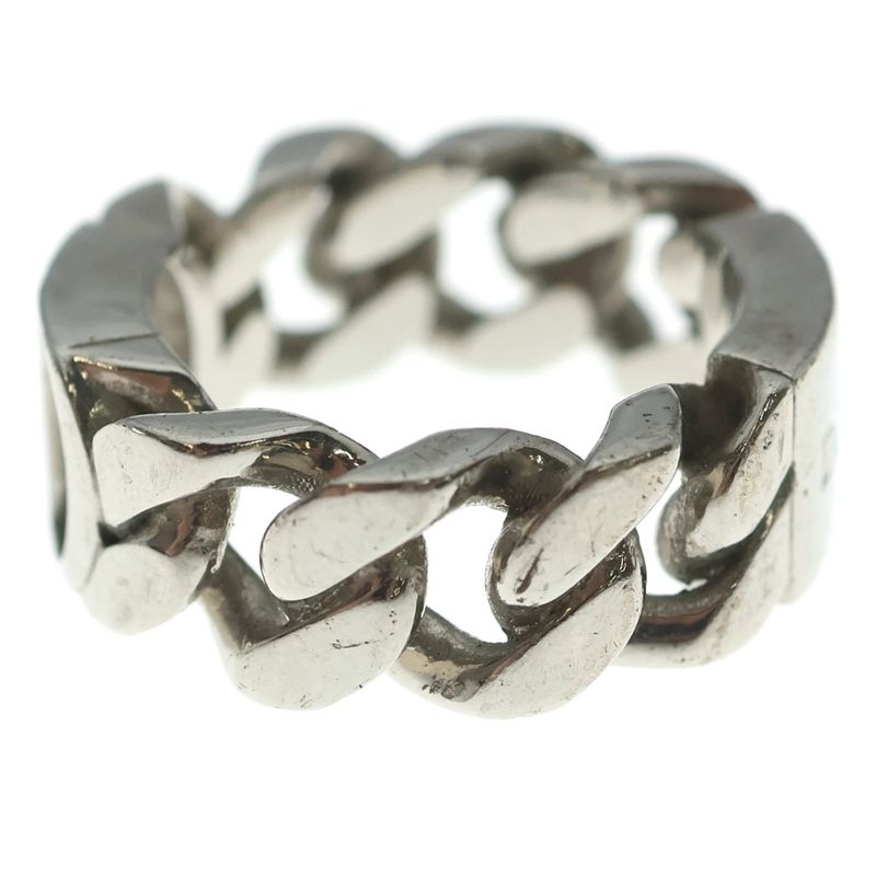 Dior Icon Chain Link Ring Silver