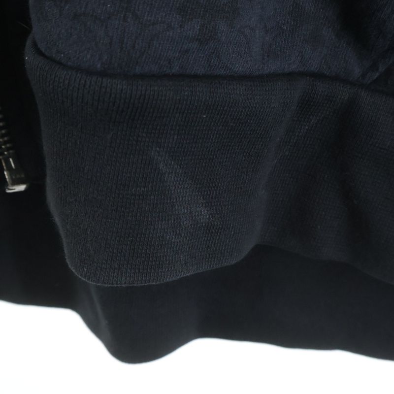 Chrome Hearts Sweatshirt HD Zip CH Plus Allover Back CH Print Zip Hoodie Black