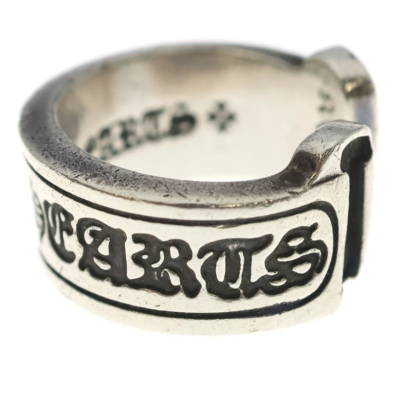 Chrome Hearts LG Scroll Label Ring