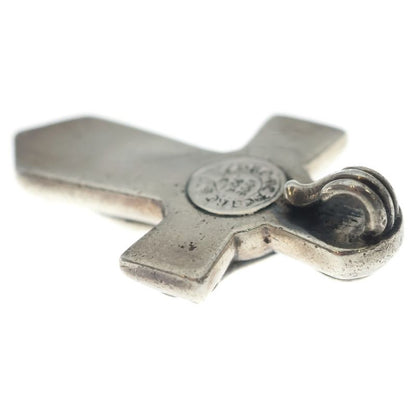 Chrome Hearts Vulcan Cross Large Silver Necklace