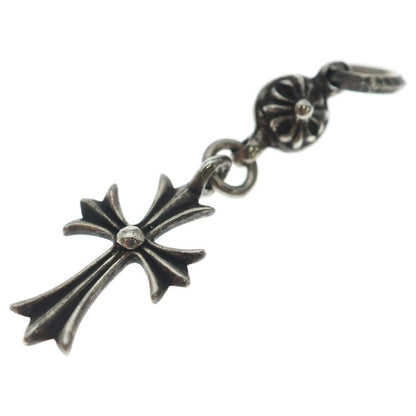 Chrome Hearts Tny CH Crs 1 Ball Tiny CH Cross Charm Pendant Top Silver