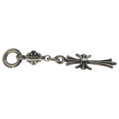 Chrome Hearts Tny CH Crs 1 Ball Tiny CH Cross Charm Pendant Top Silver