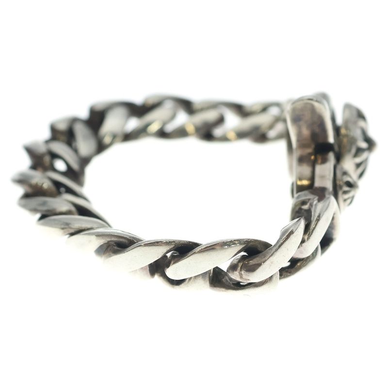 Chrome Hearts Clsc Chn Lnk Classic Link Clip Bracelet 13 Links Silver
