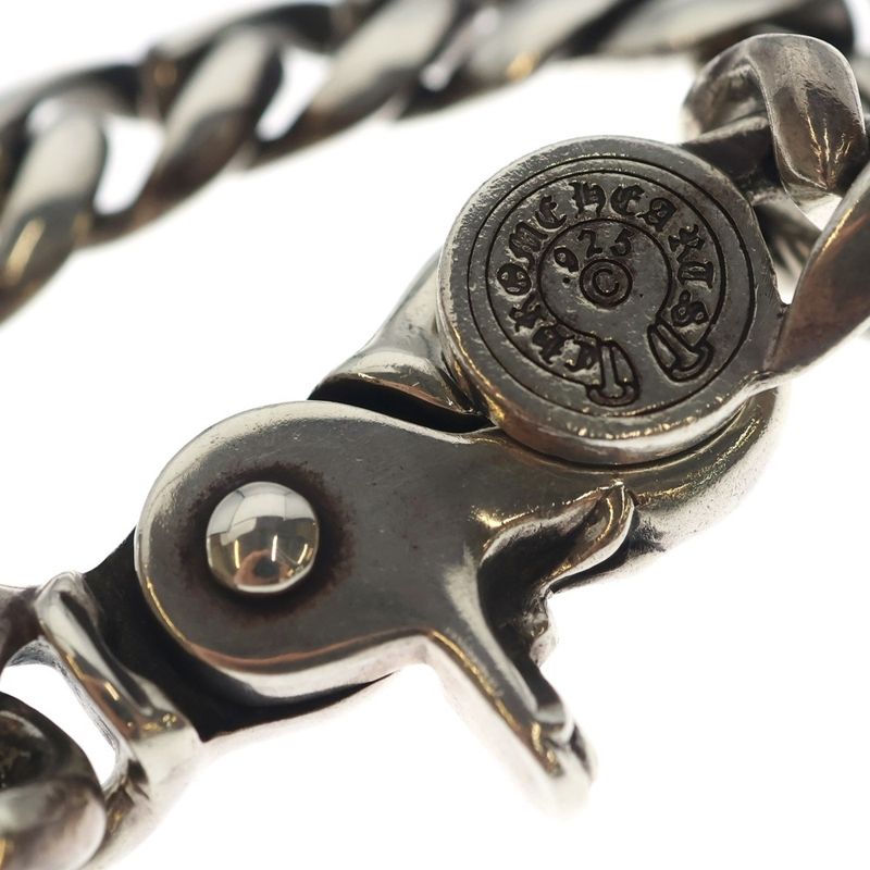 Chrome Hearts Clsc Chn Lnk Classic Link Clip Bracelet 13 Links Silver