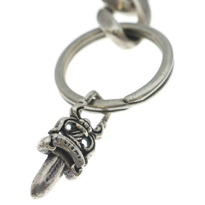 Chrome Hearts Clp Chn Classic-s Short Classic Link Key Chain Silver