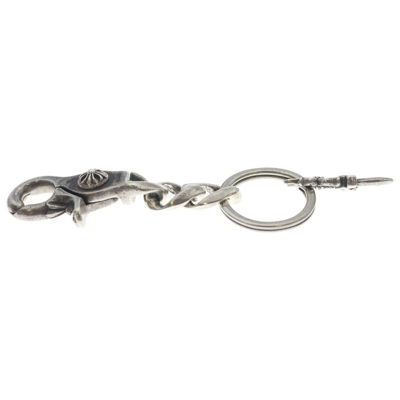 Chrome Hearts Clp Chn Classic-s Short Classic Link Key Chain Silver