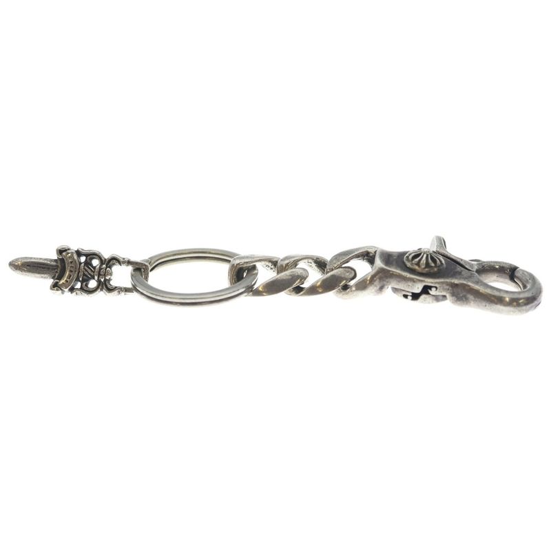 Chrome Hearts Clp Chn Classic-s Short Classic Link Key Chain Silver