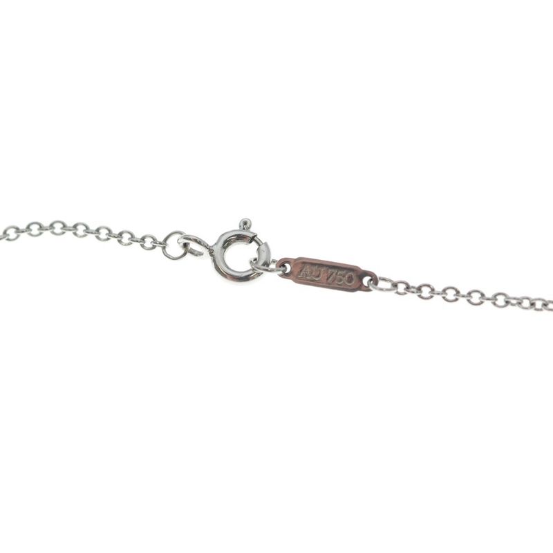 Tiffany & Co T Two Diamond Double Chain Bracelet 18k WG White Gold
