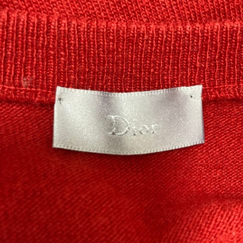 Dior Homme Dio Lucasmere Knit Sweater XS Red