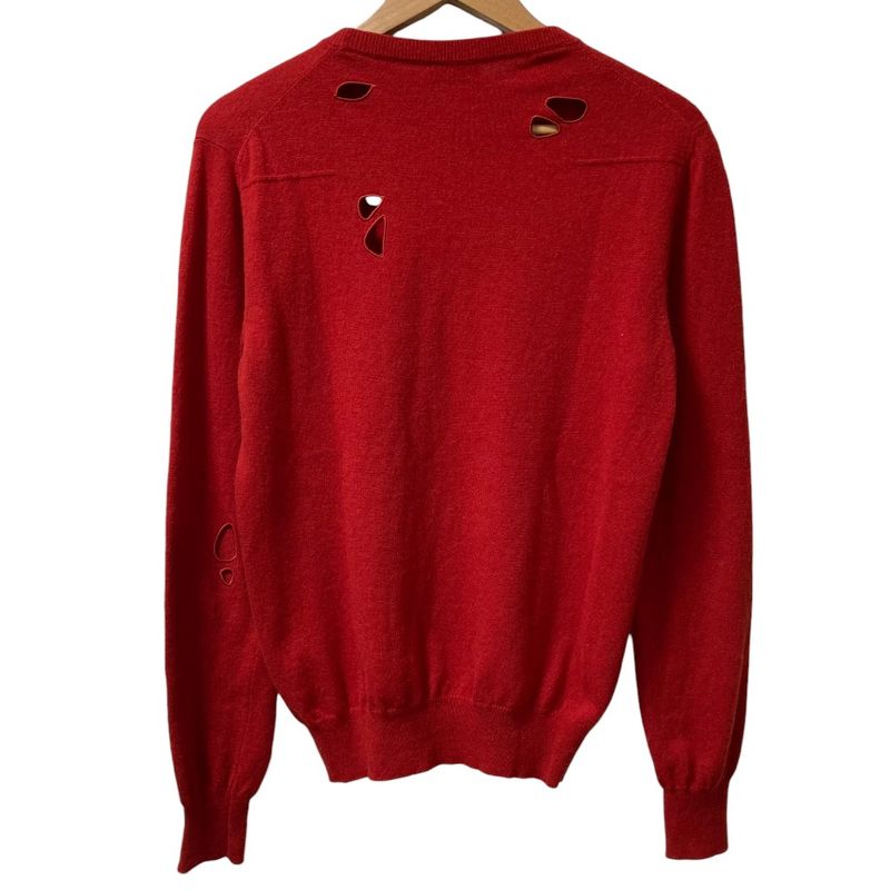 Dior Homme Dio Lucasmere Knit Sweater XS Red