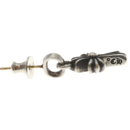 Chrome Hearts Bby Pprchn Baby Fat Cross Drop Earrings Silver
