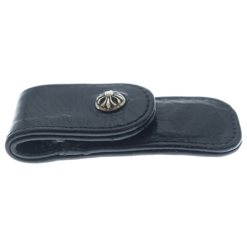 Chrome Hearts Toothpick Case Leather Toe Pick Black Shoulder Bag