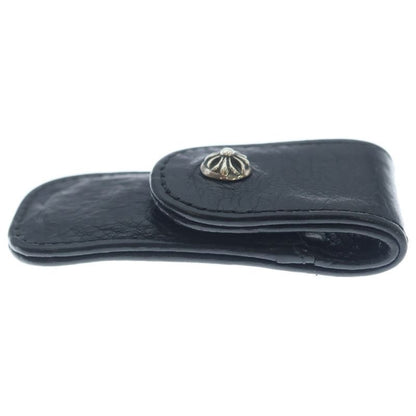 Chrome Hearts Toothpick Case Leather Toe Pick Black Shoulder Bag