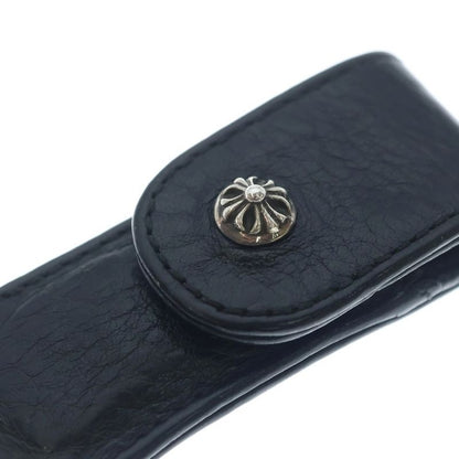 Chrome Hearts Toothpick Case Leather Toe Pick Black Shoulder Bag