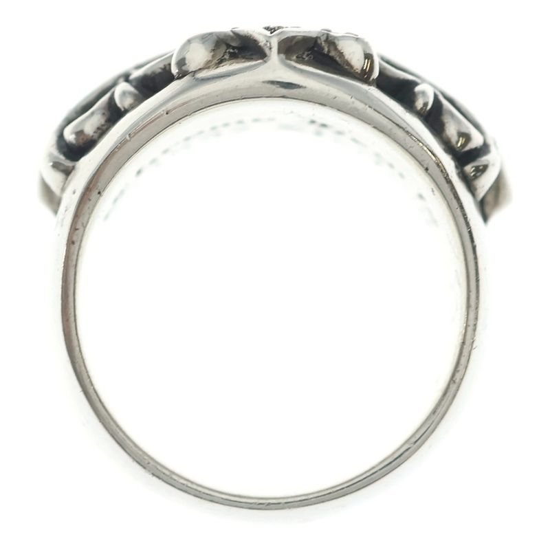 Chrome Hearts Keeper P Dmnd Pave Diamond Silver Ring