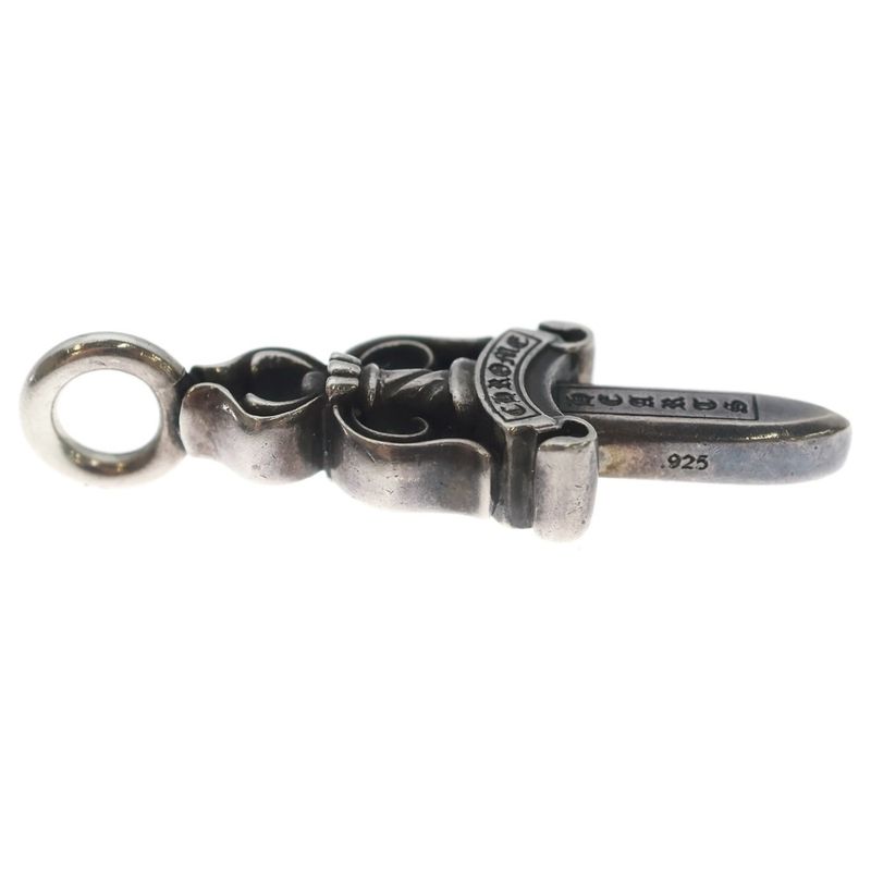Chrome Hearts Double Dagger Daga Pendant Top Silver