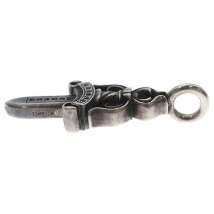Chrome Hearts Double Dagger Daga Pendant Top Silver