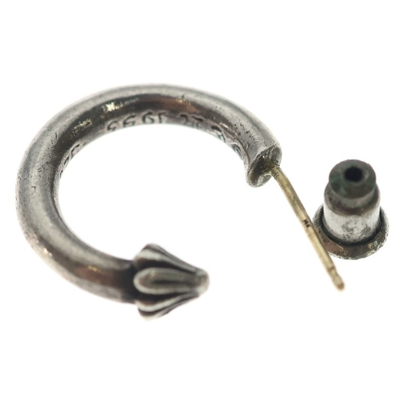 Chrome Hearts Hoop Plain Earrings Silver