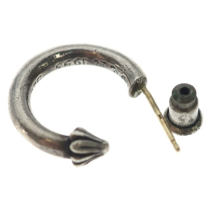 Chrome Hearts Hoop Plain Earrings Silver